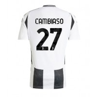 Juventus Andrea Cambiaso #27 Hemmatröja 2024-25 Korta ärmar